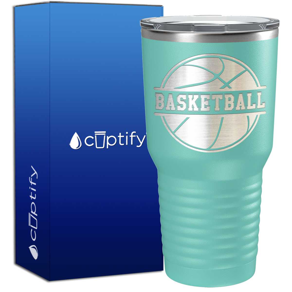 Basketball Ball on 30oz Tumbler