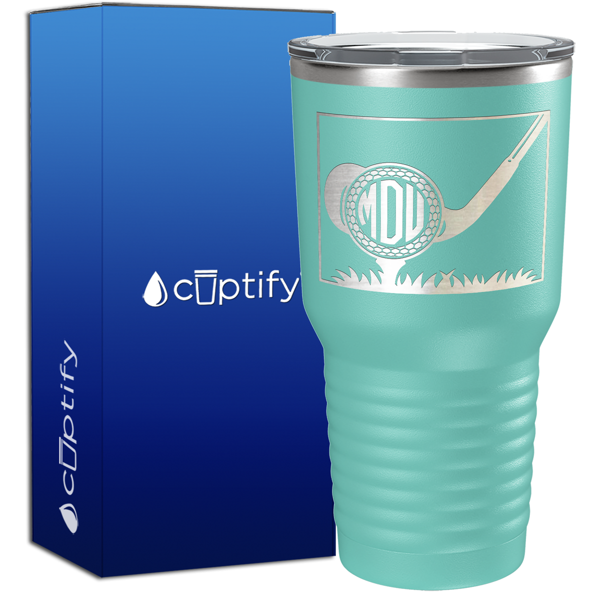 Monogrammed Golf Ball 30oz Golf Tumbler