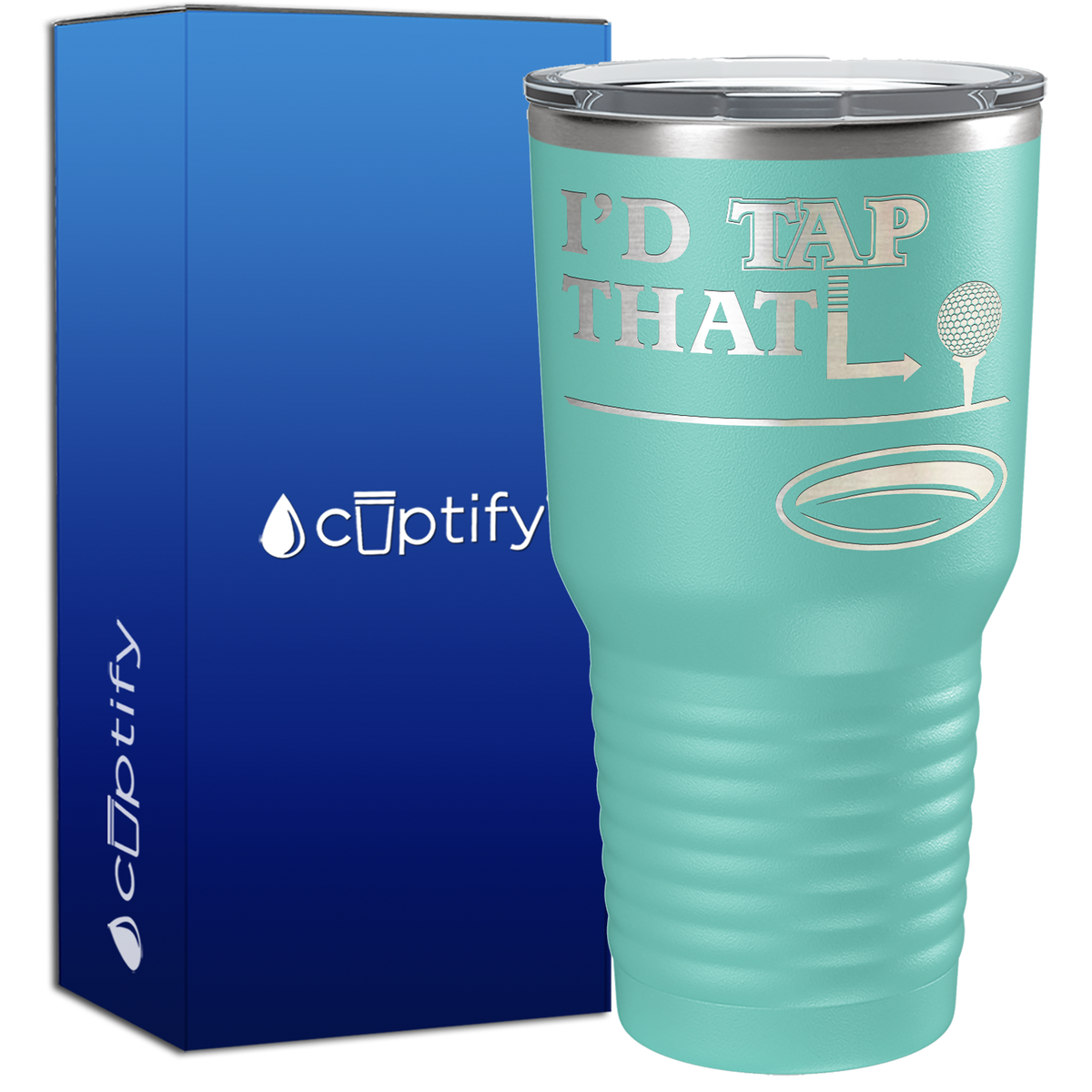 I'd Tap That Golf Ball 30oz Golf Tumbler