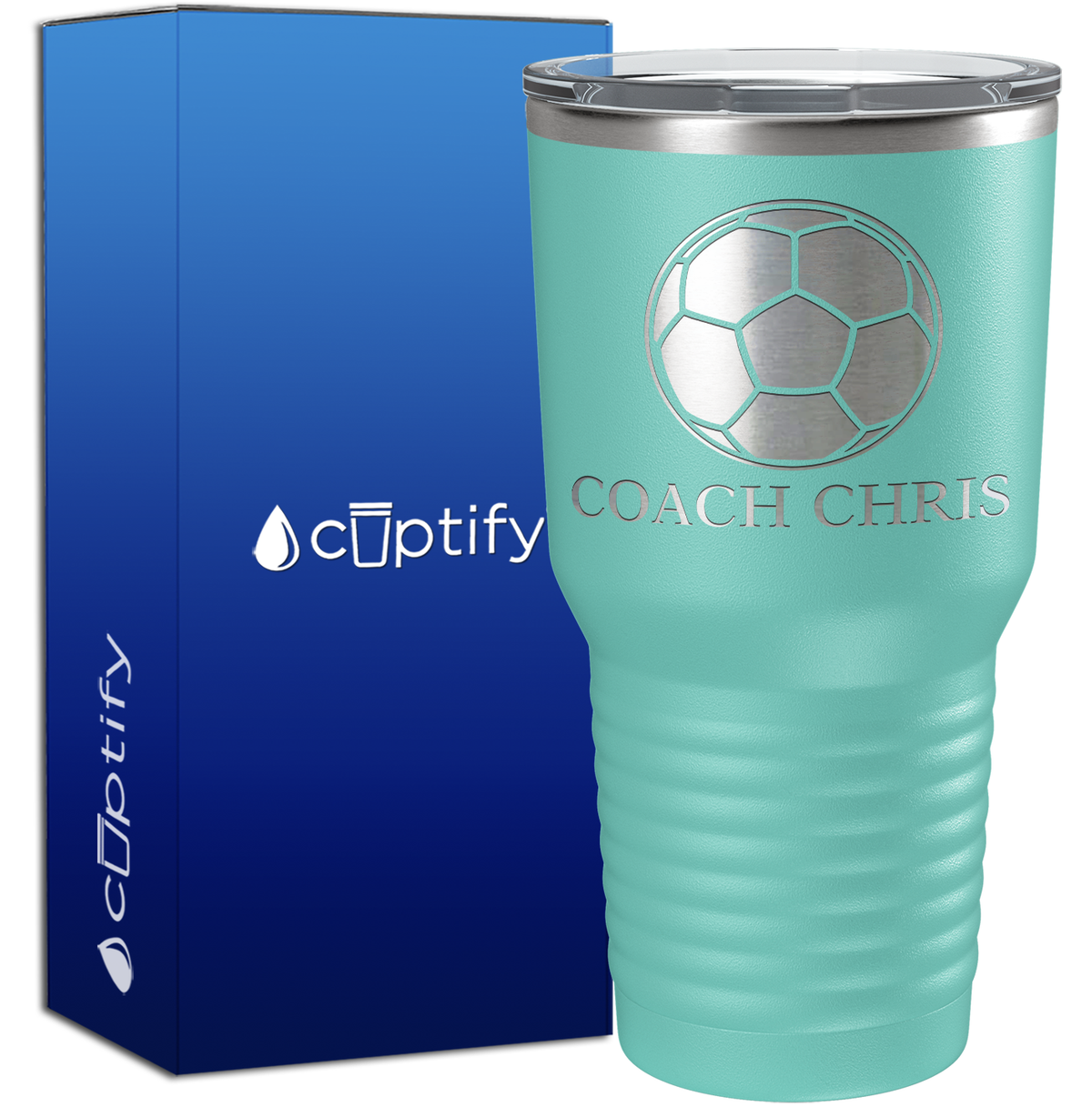 Personalized Soccer Coach 30oz Coach Tumbler