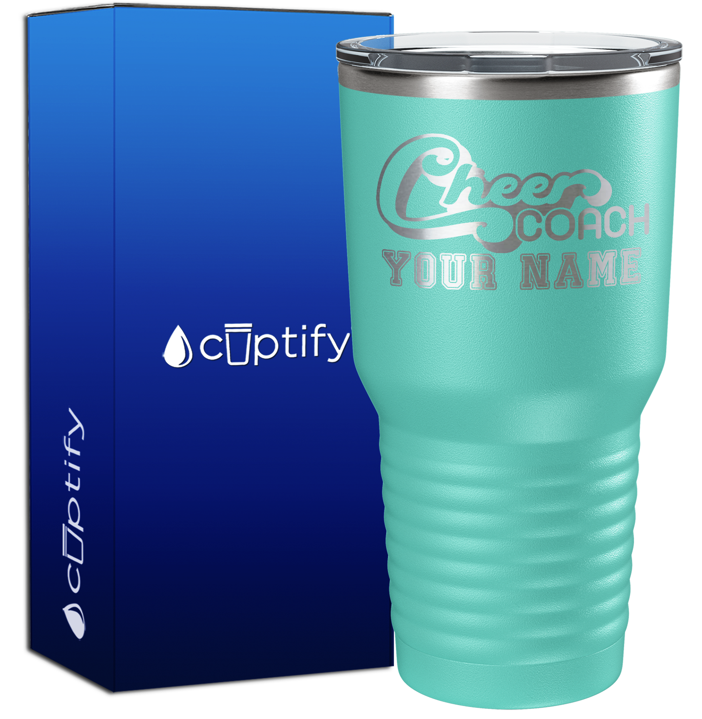 Personalized Cheer Coach 30oz Coach Tumbler