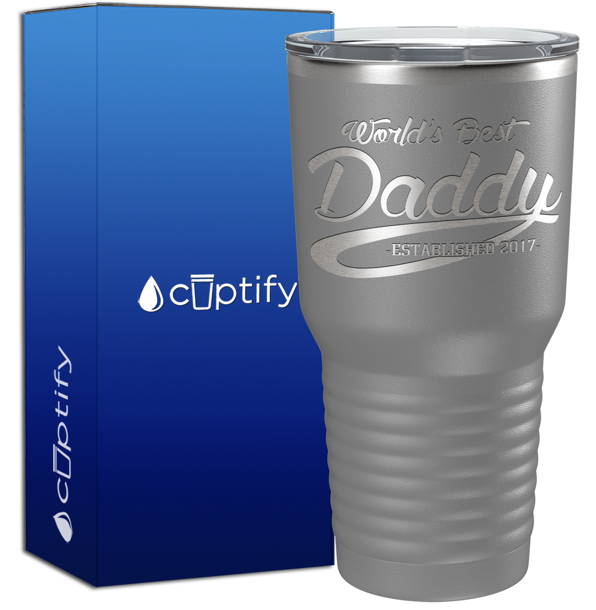 World's Best Daddy Established 30oz Dad Tumbler
