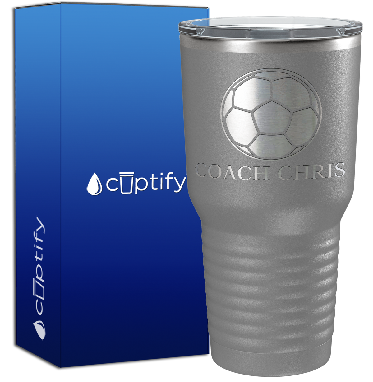 Personalized Soccer Coach 30oz Coach Tumbler