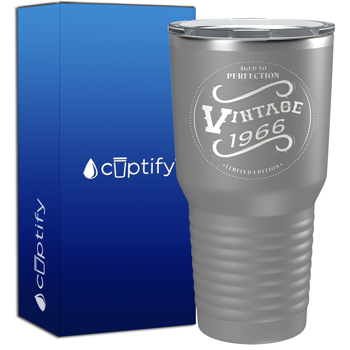 1966 Aged to Perfection Vintage 59th Birthday 59 Years Old 30oz Vintage Tumbler