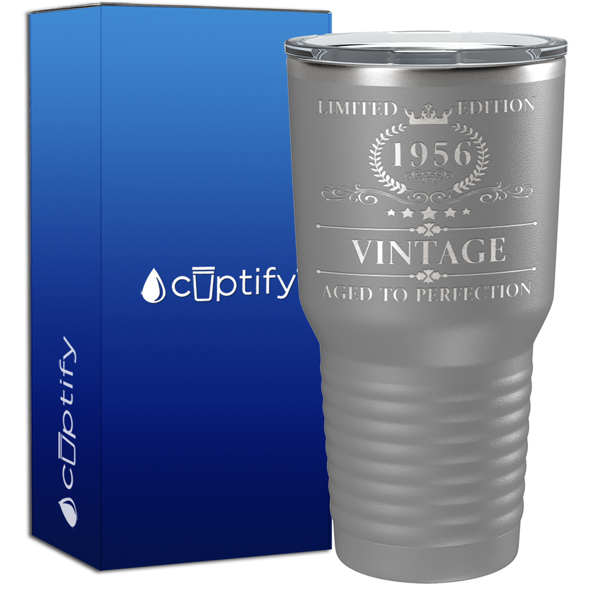 1956 Limited Edition Aged to Perfection 69th Birthday 69 Years Old 30oz Vintage Tumbler
