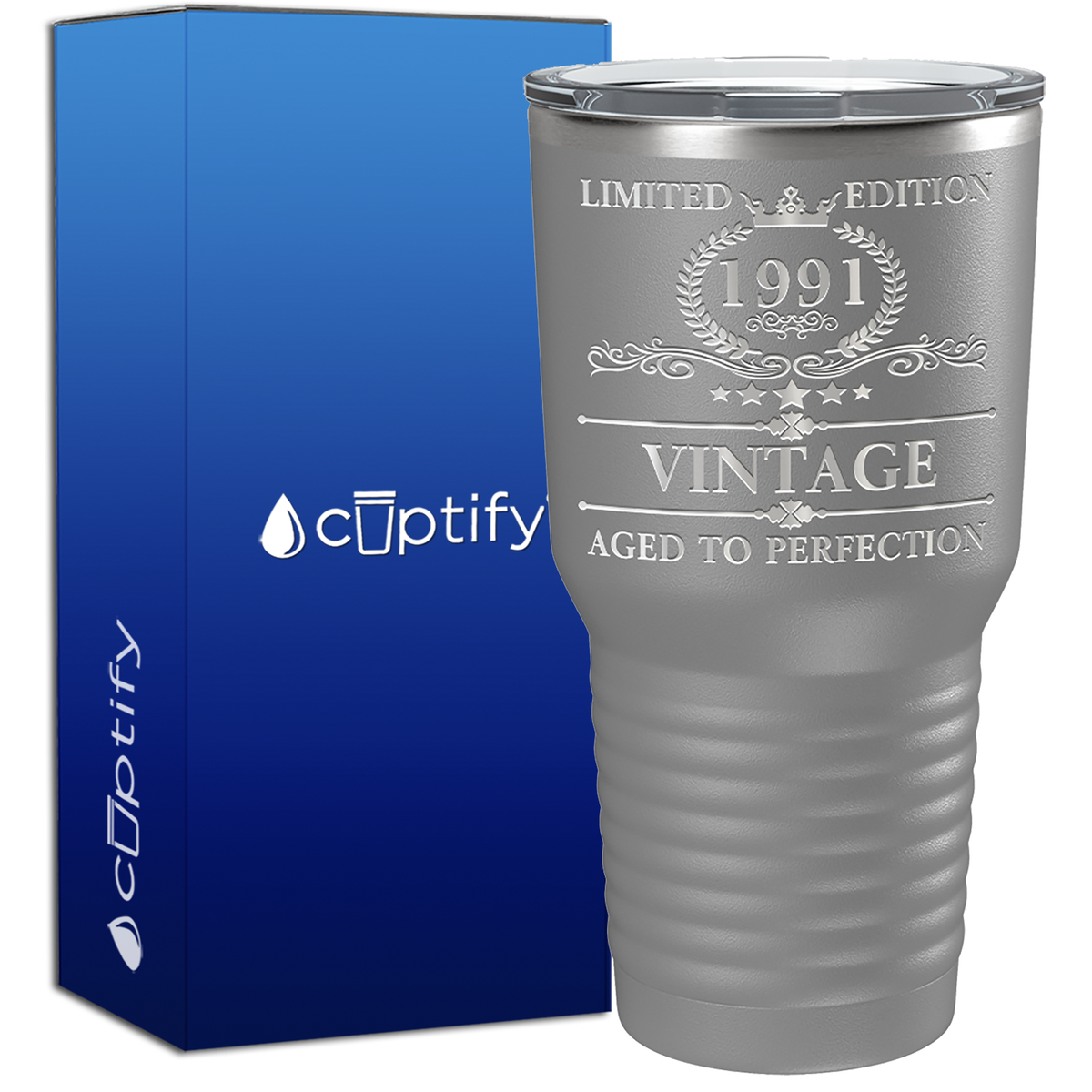 1991 Limited Edition Aged to Perfection 34th Birthday 34 Years Old 30oz Vintage Tumbler