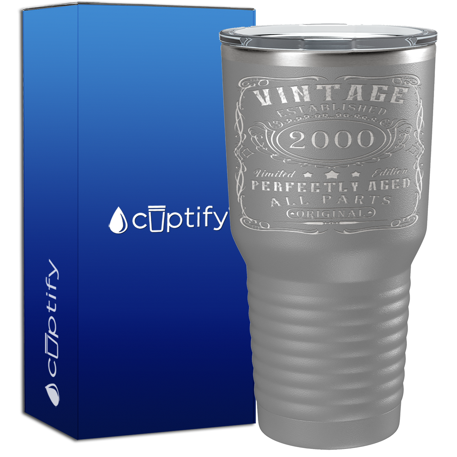 2000 Vintage Perfectly Aged 25th Birthday 25 Years Old 30oz Vintage Tumbler