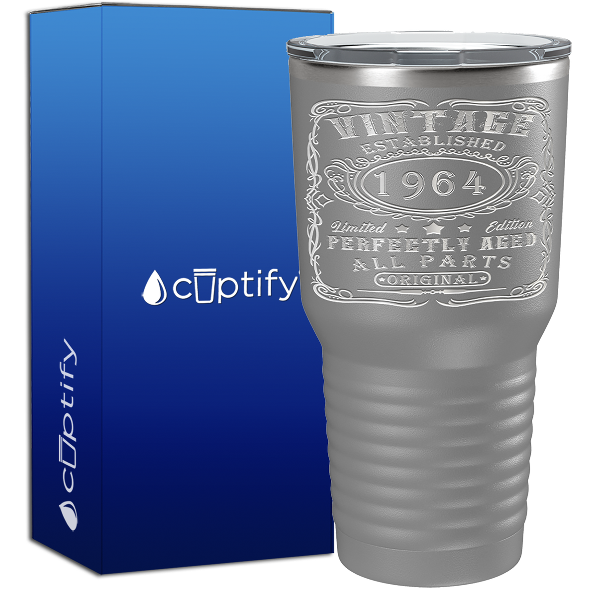 1964 Vintage Perfectly Aged 61st Birthday 61 Years Old 30oz Vintage Tumbler