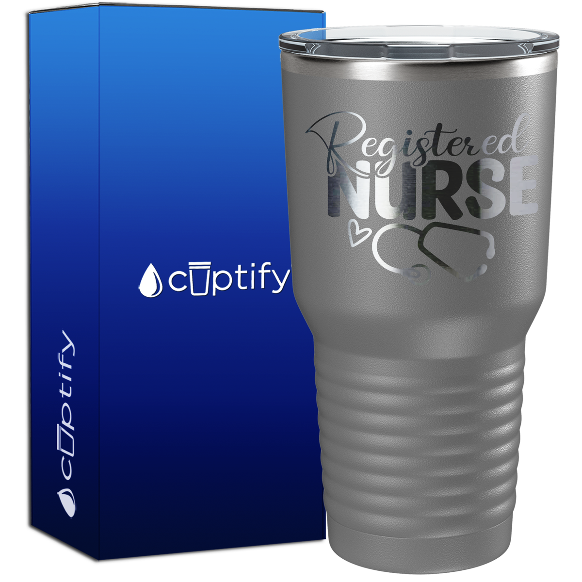 Registered Nurse Stethoscope 30oz Nurse Tumbler