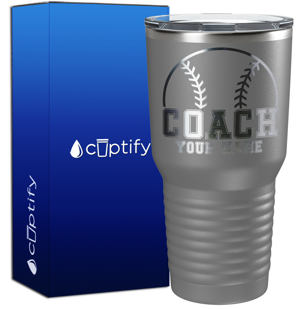 Personalized Baseball Coach 30oz Coach Tumbler