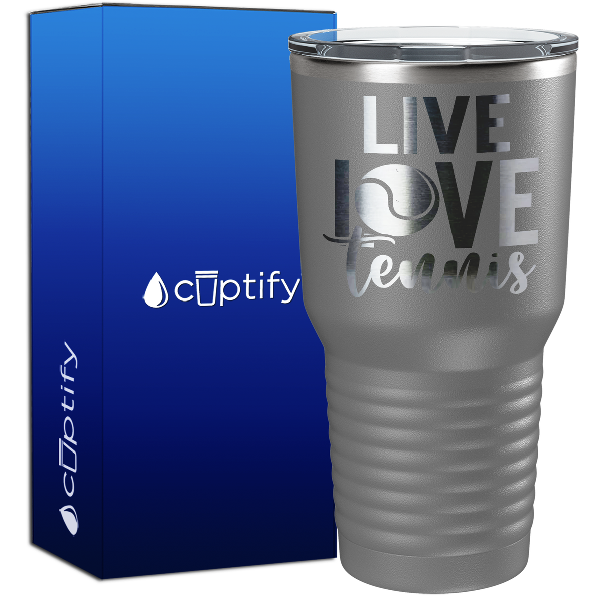 Live Love Tennis 30oz Tennis Tumbler