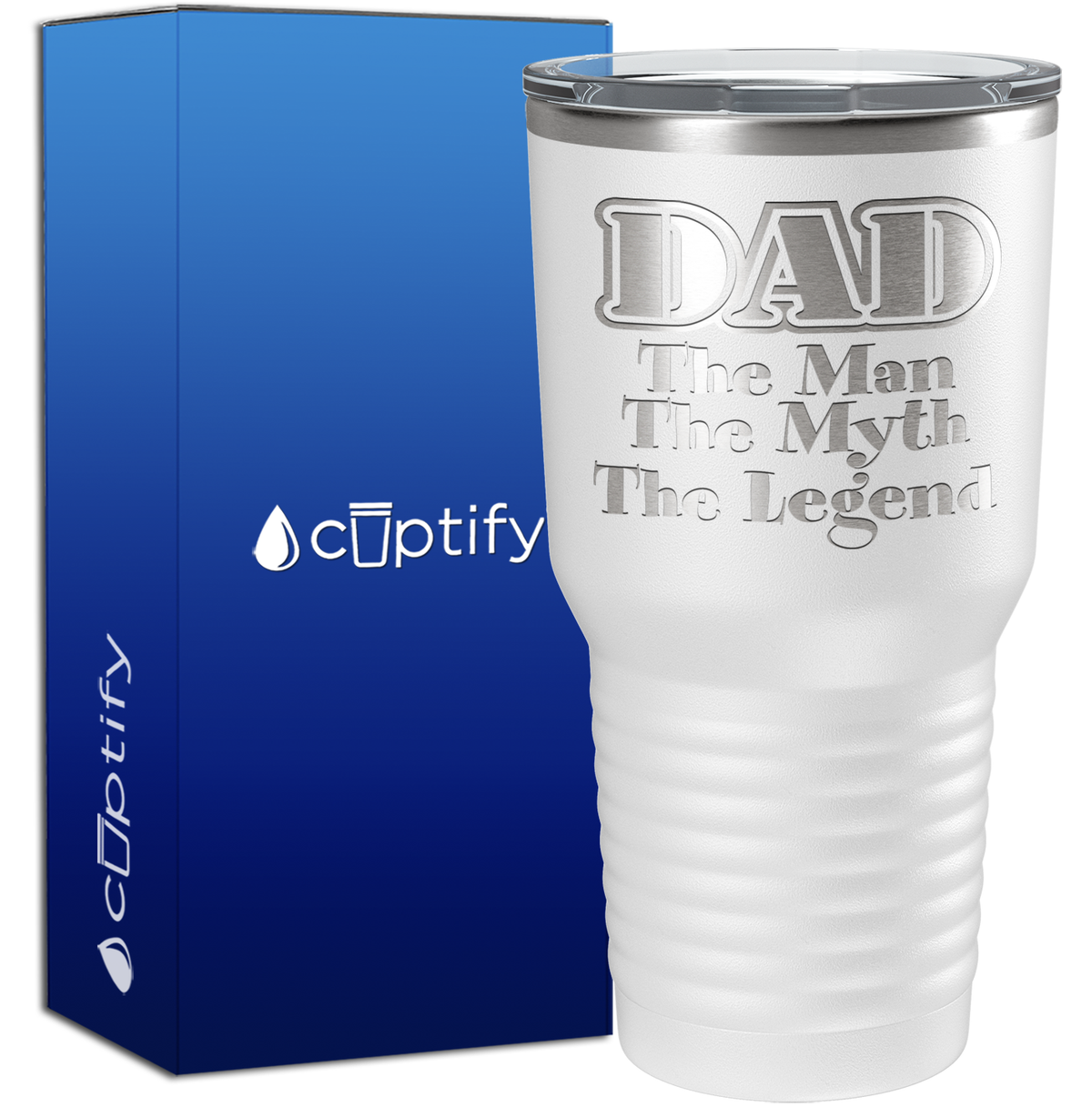 DAD Man Myth Legend 30oz Dad Tumbler