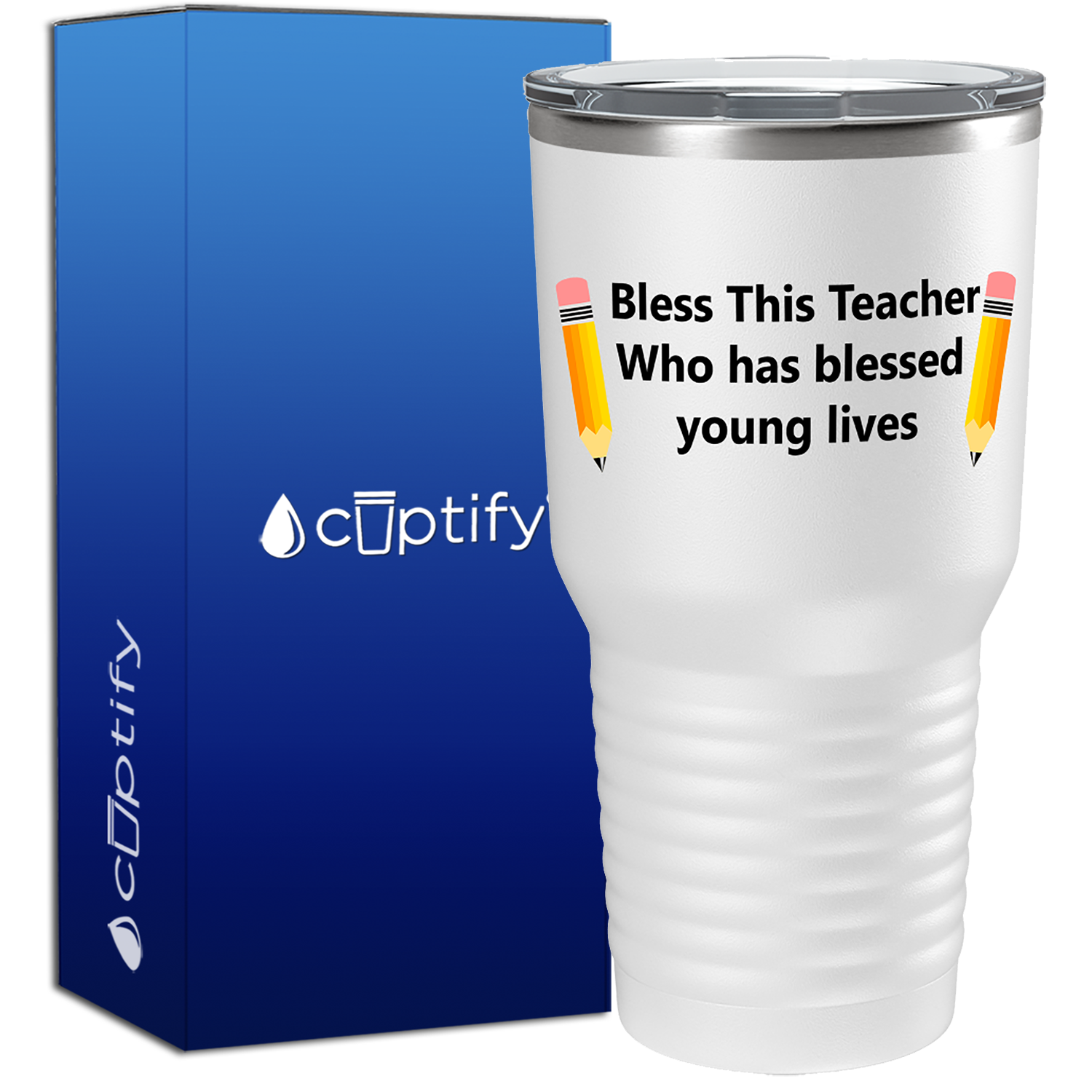 God Bless This Teacher 30oz Teacher Tumbler