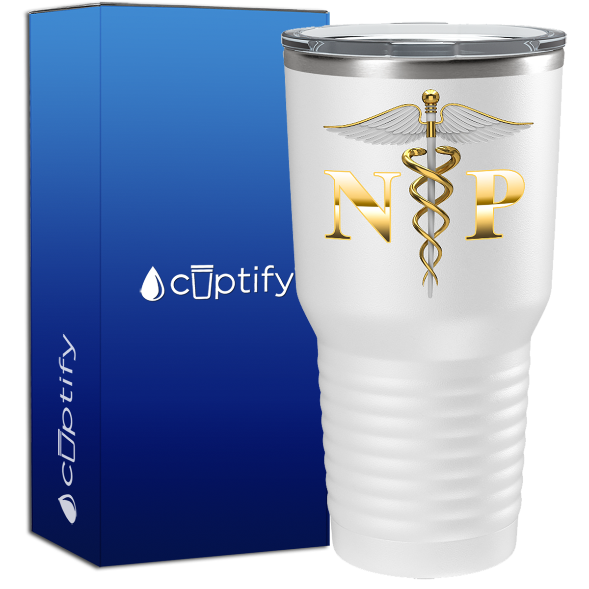 Nurse Practitioner Caduceus  Nurse Tumbler