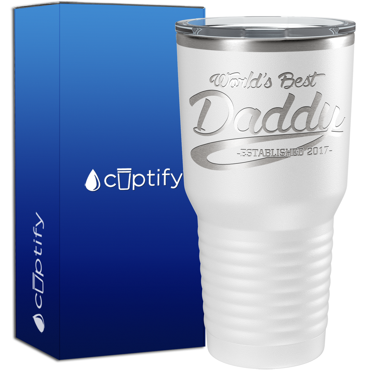 World's Best Daddy Established 30oz Dad Tumbler