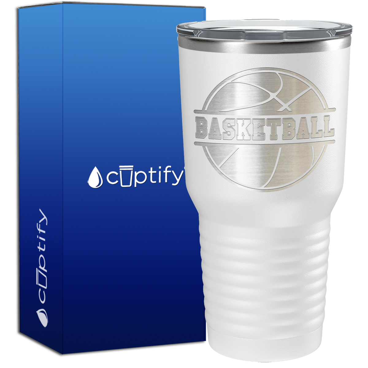 Basketball Ball on 30oz Tumbler