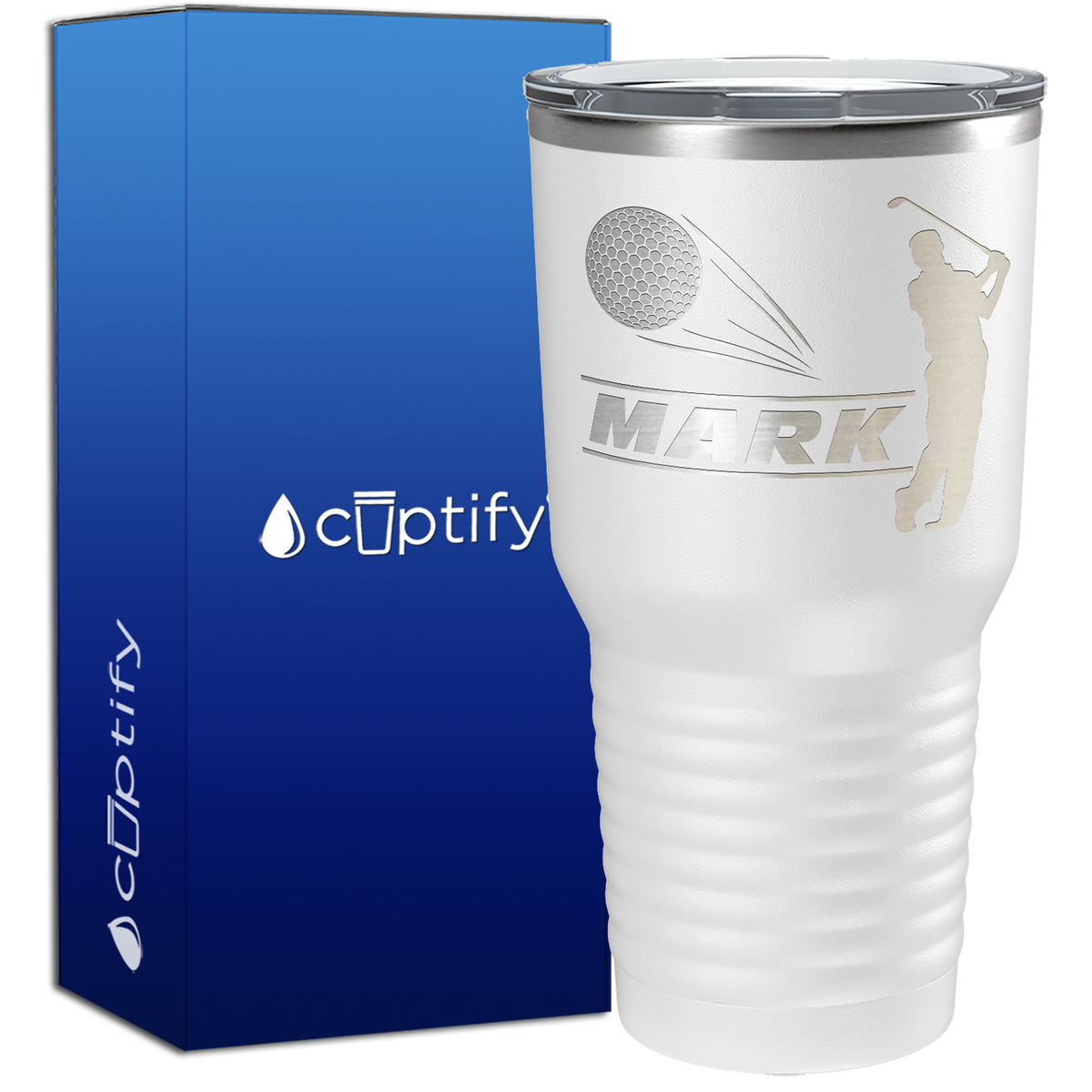 Personalized Golfer 30oz Golf Tumbler