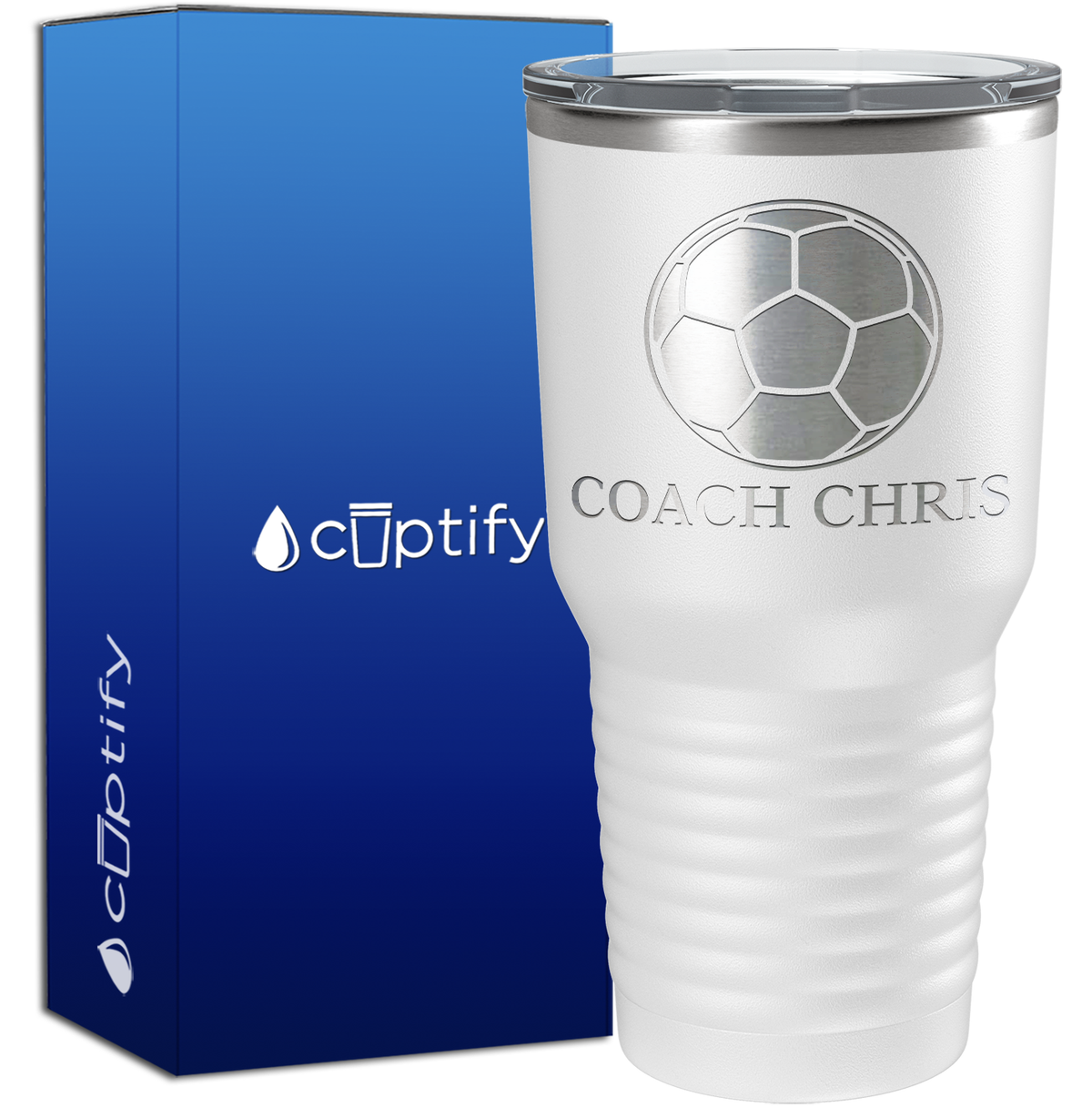 Personalized Soccer Coach 30oz Coach Tumbler