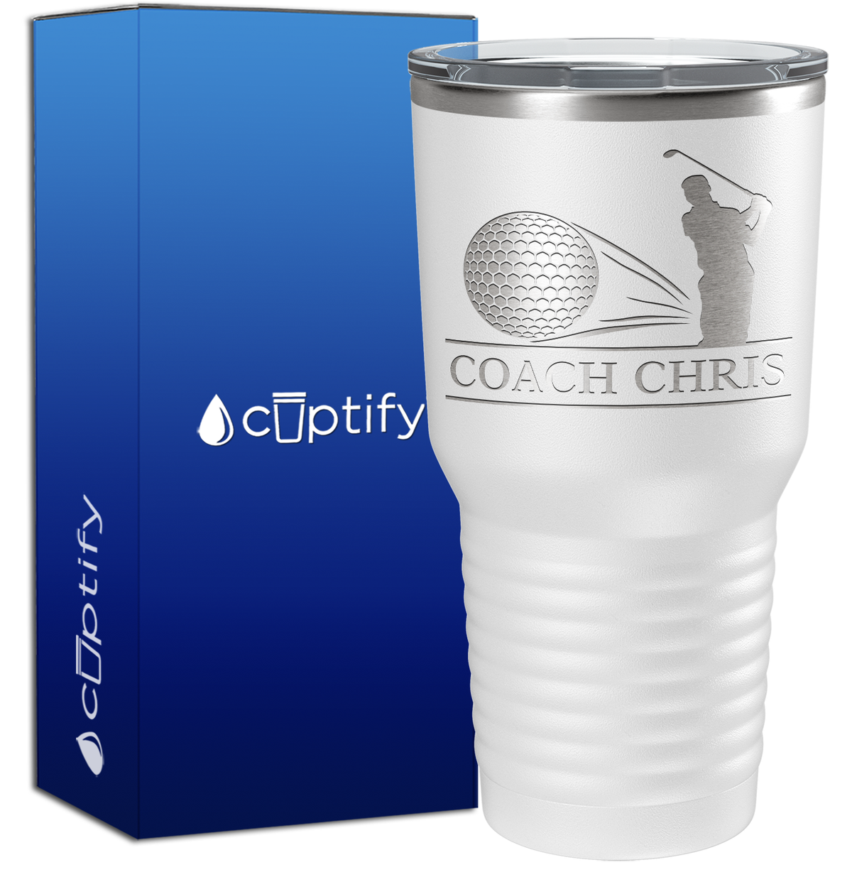 Personalized Golf Coach 30oz Coach Tumbler
