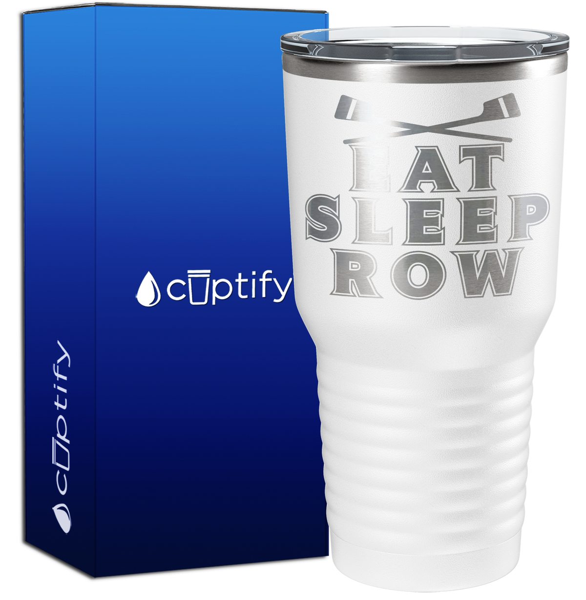 Eat Sleep Row Crew 30oz Crew Tumbler