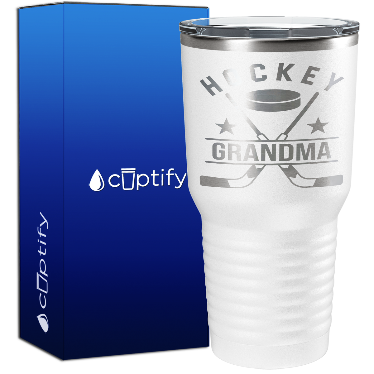 Hockey Grandma 30oz Hockey Tumbler