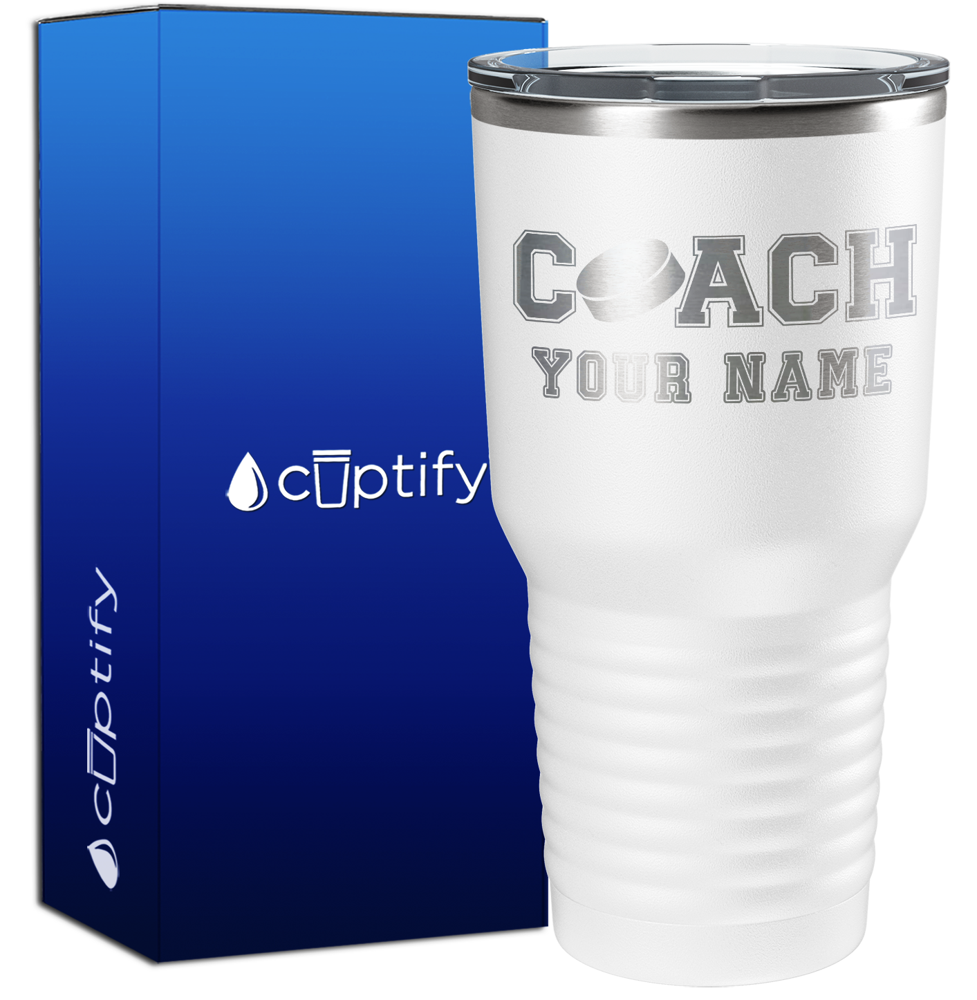 Personalized Coach Hockey 30oz Coach Tumbler