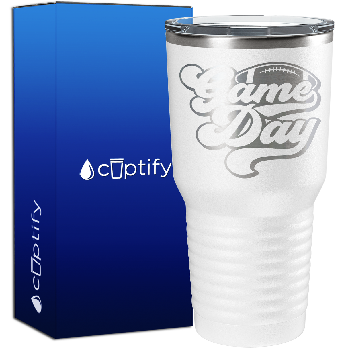Game Day Football 30oz Football Tumbler