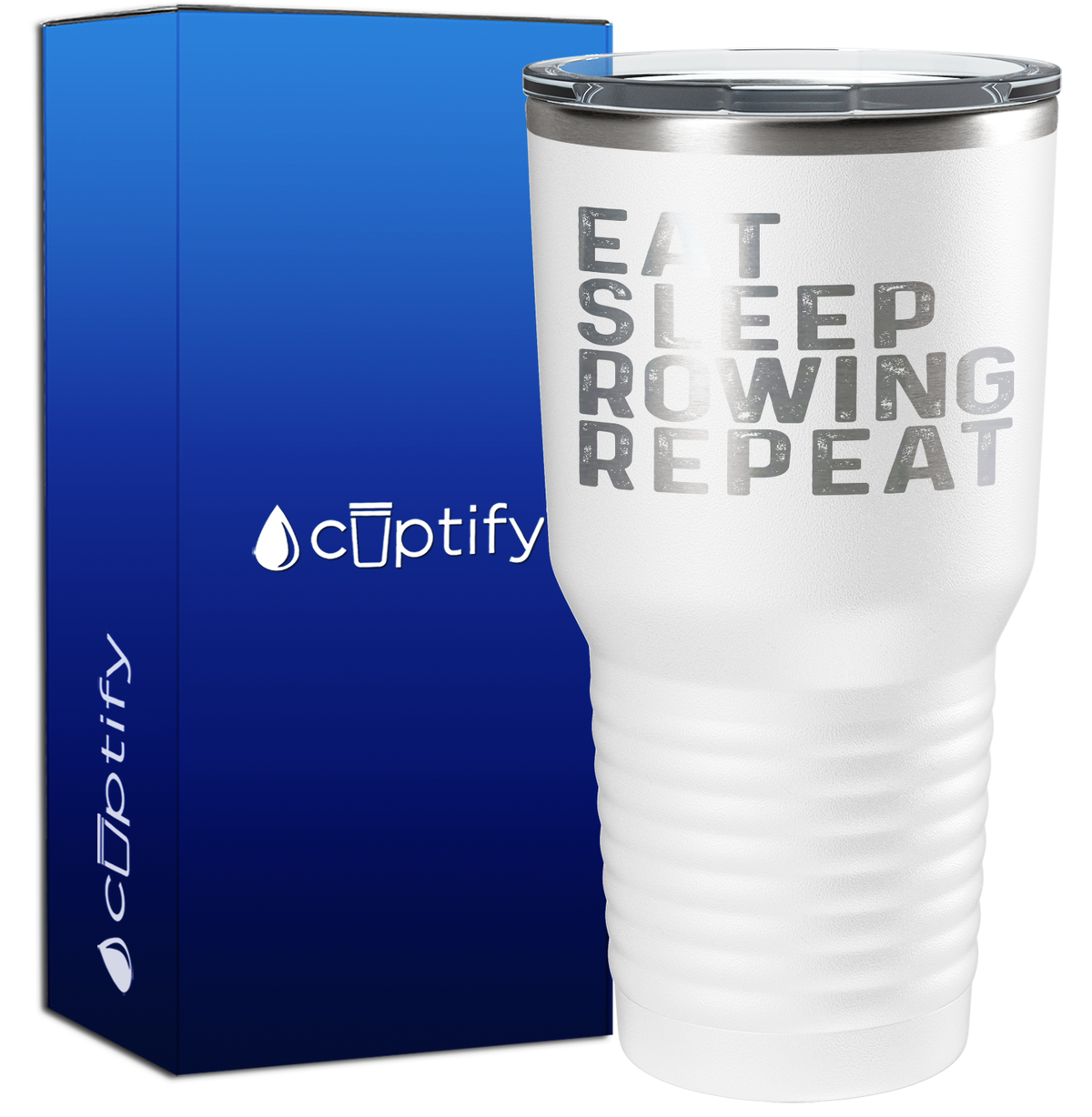 Eat Sleep Rowing Repeat 30oz Crew Tumbler