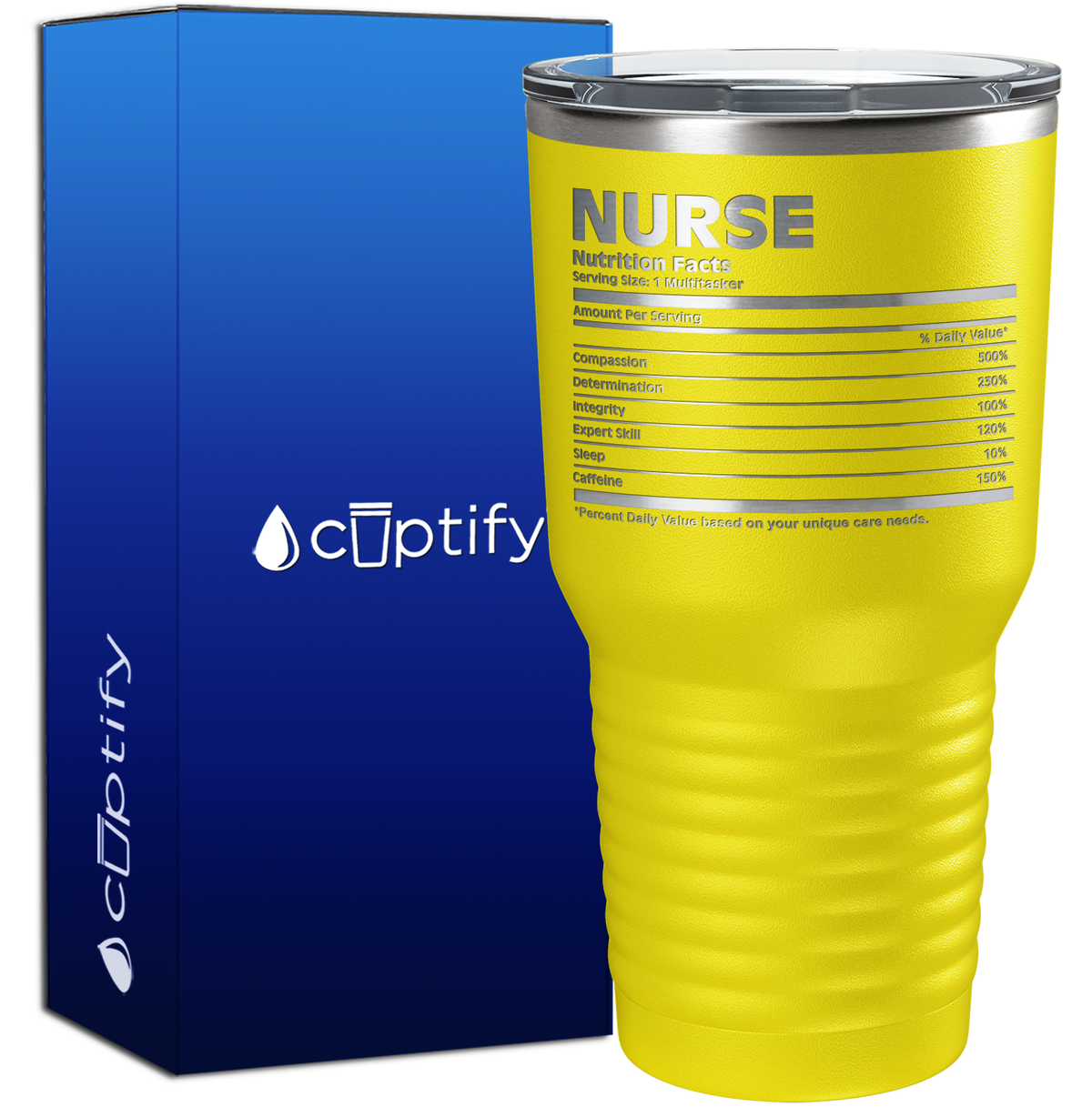 Nurse Nutrition Facts 30oz Nurse Tumbler