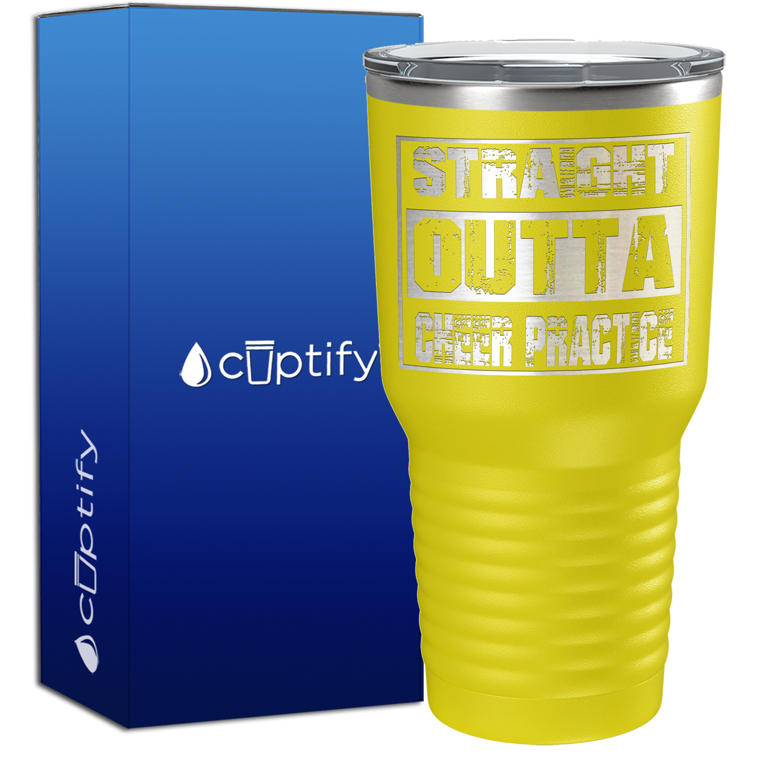 Straight Outta Cheer Practice 30oz Cheer Tumbler