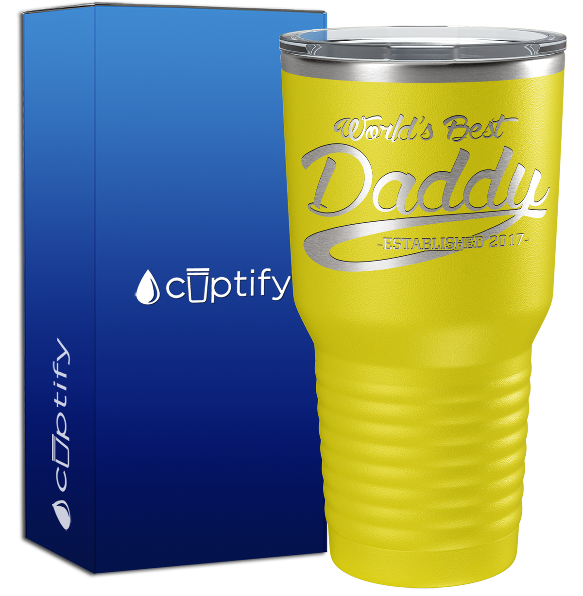 World's Best Daddy Established 30oz Dad Tumbler