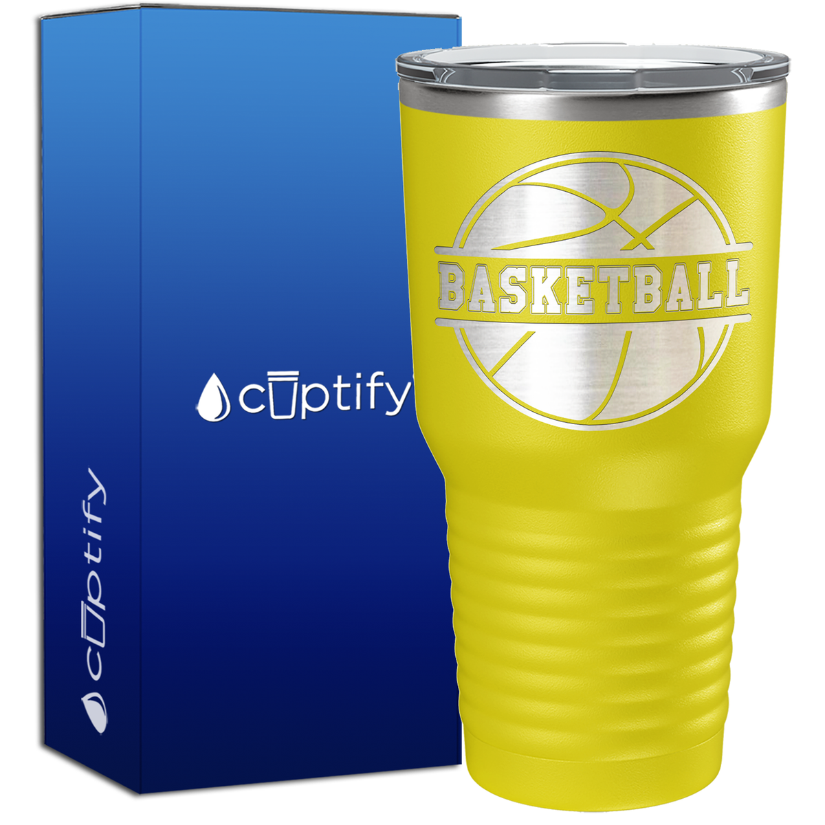 Basketball Ball on 30oz Tumbler