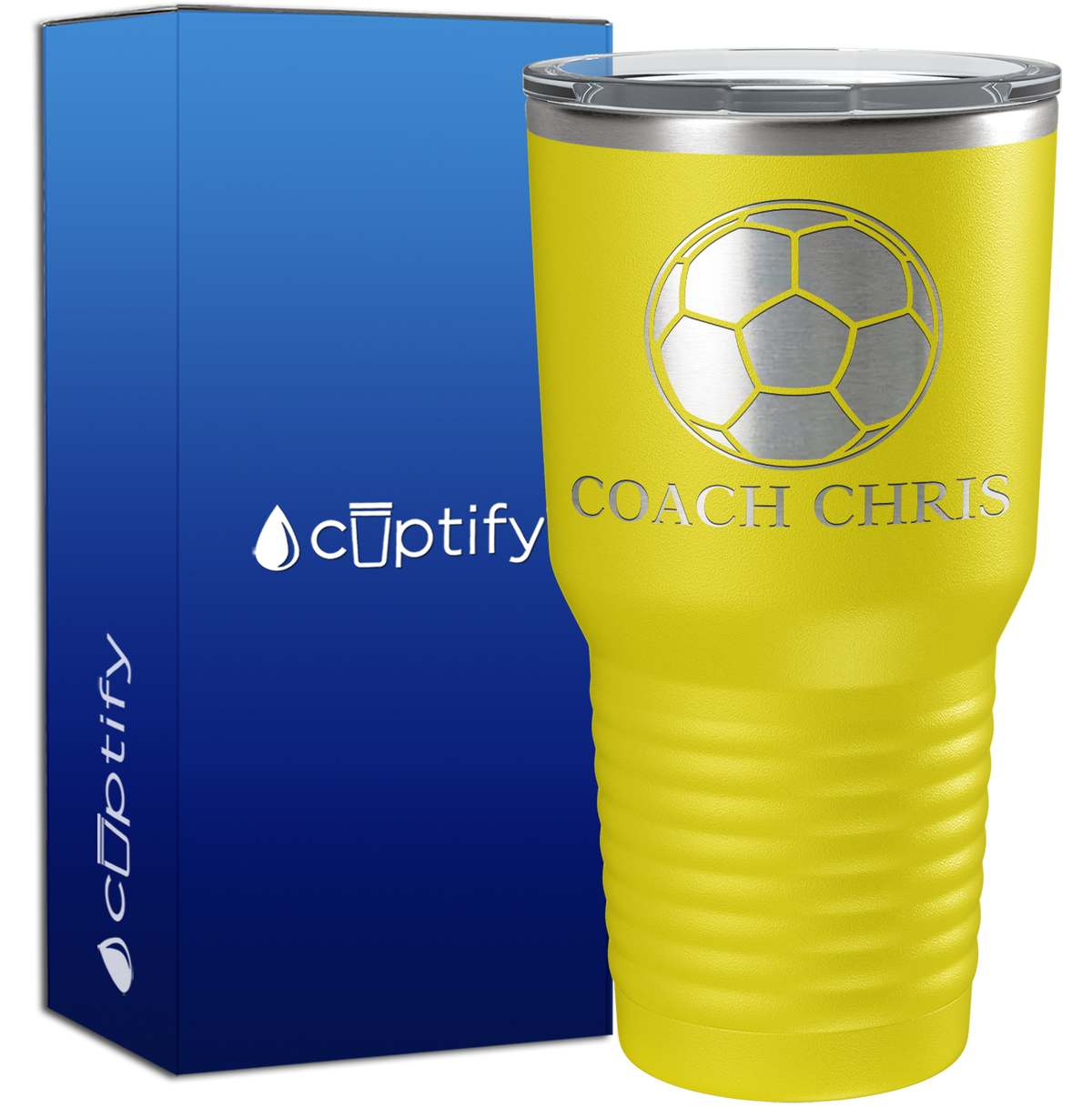 Personalized Soccer Coach 30oz Coach Tumbler