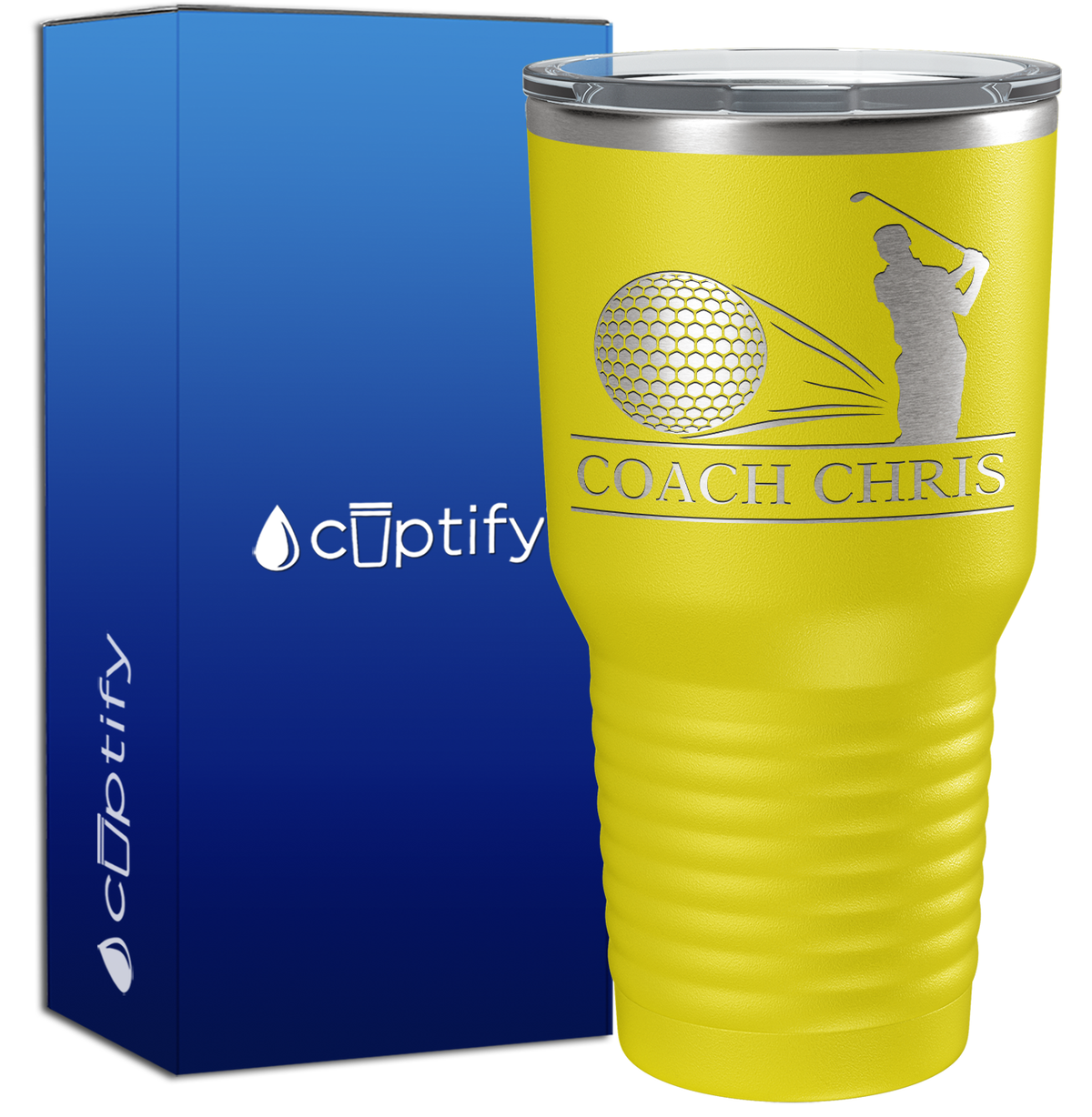 Personalized Golf Coach 30oz Coach Tumbler