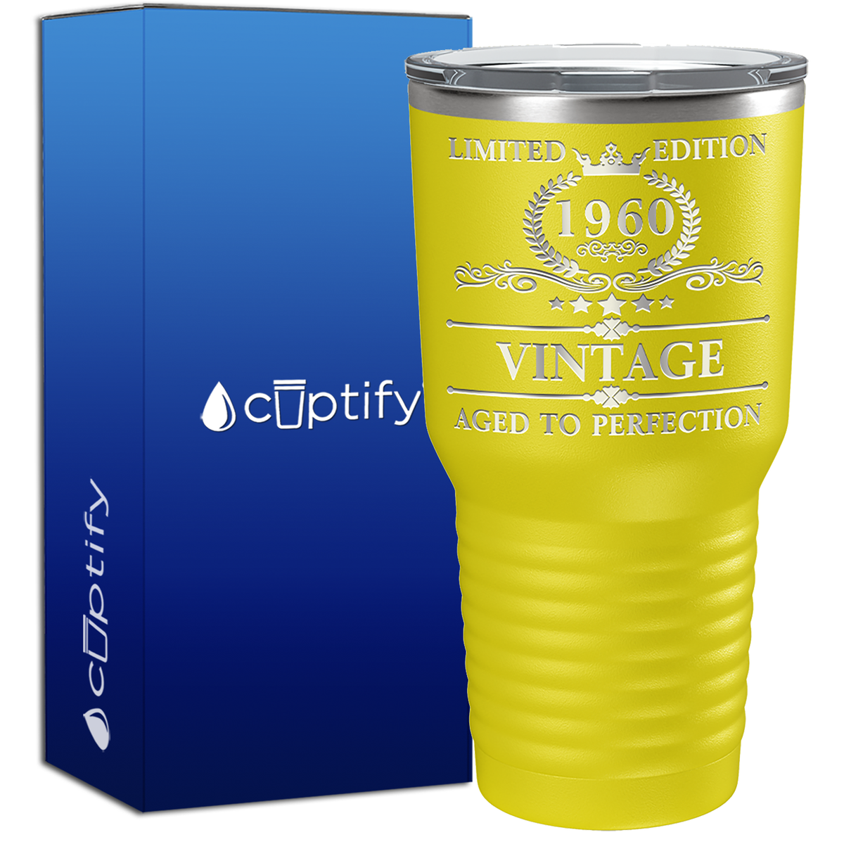 1960 Limited Edition Aged to Perfection 65th Birthday 65 Years Old 30oz Vintage Tumbler