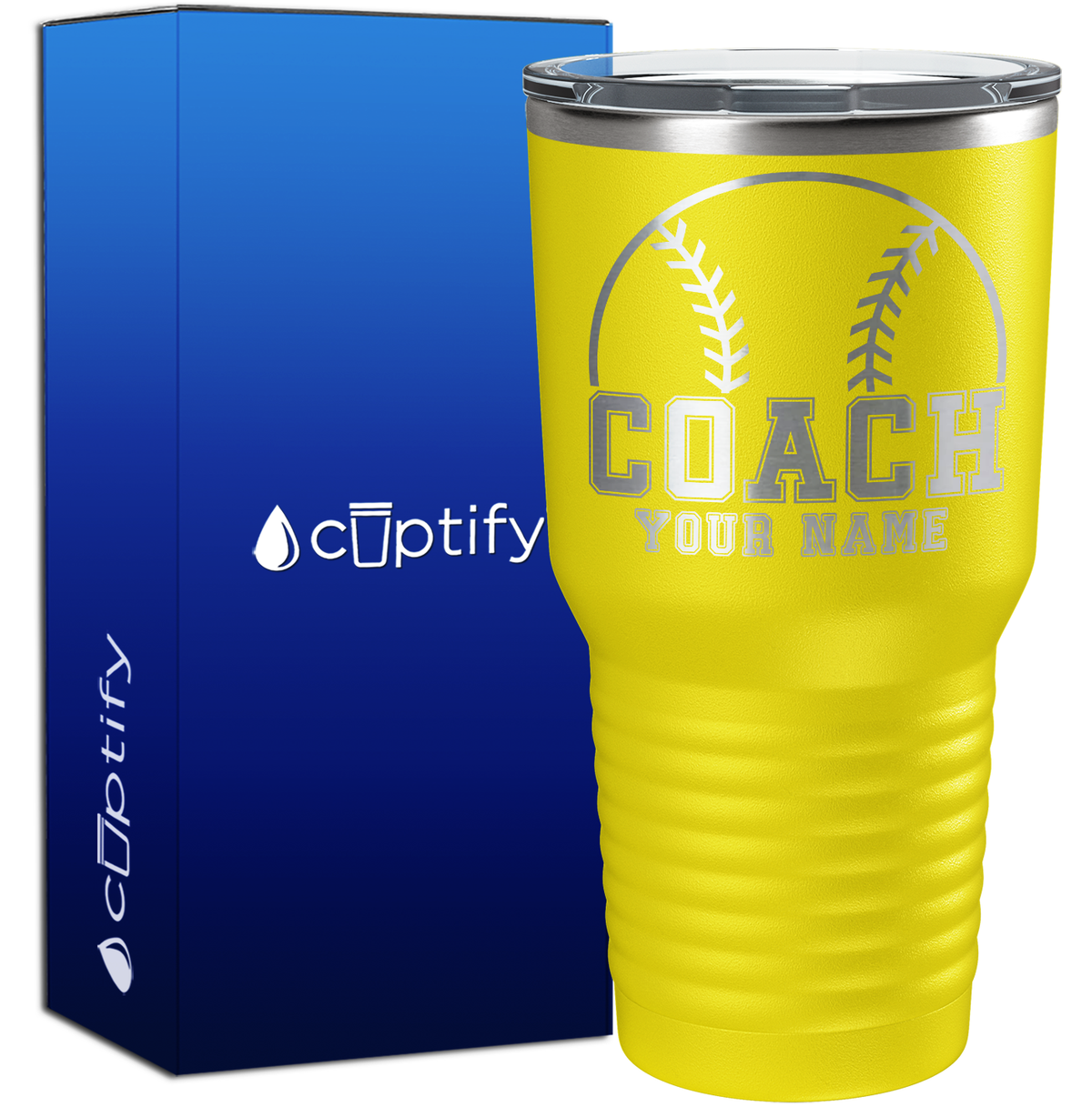 Personalized Baseball Coach 30oz Coach Tumbler