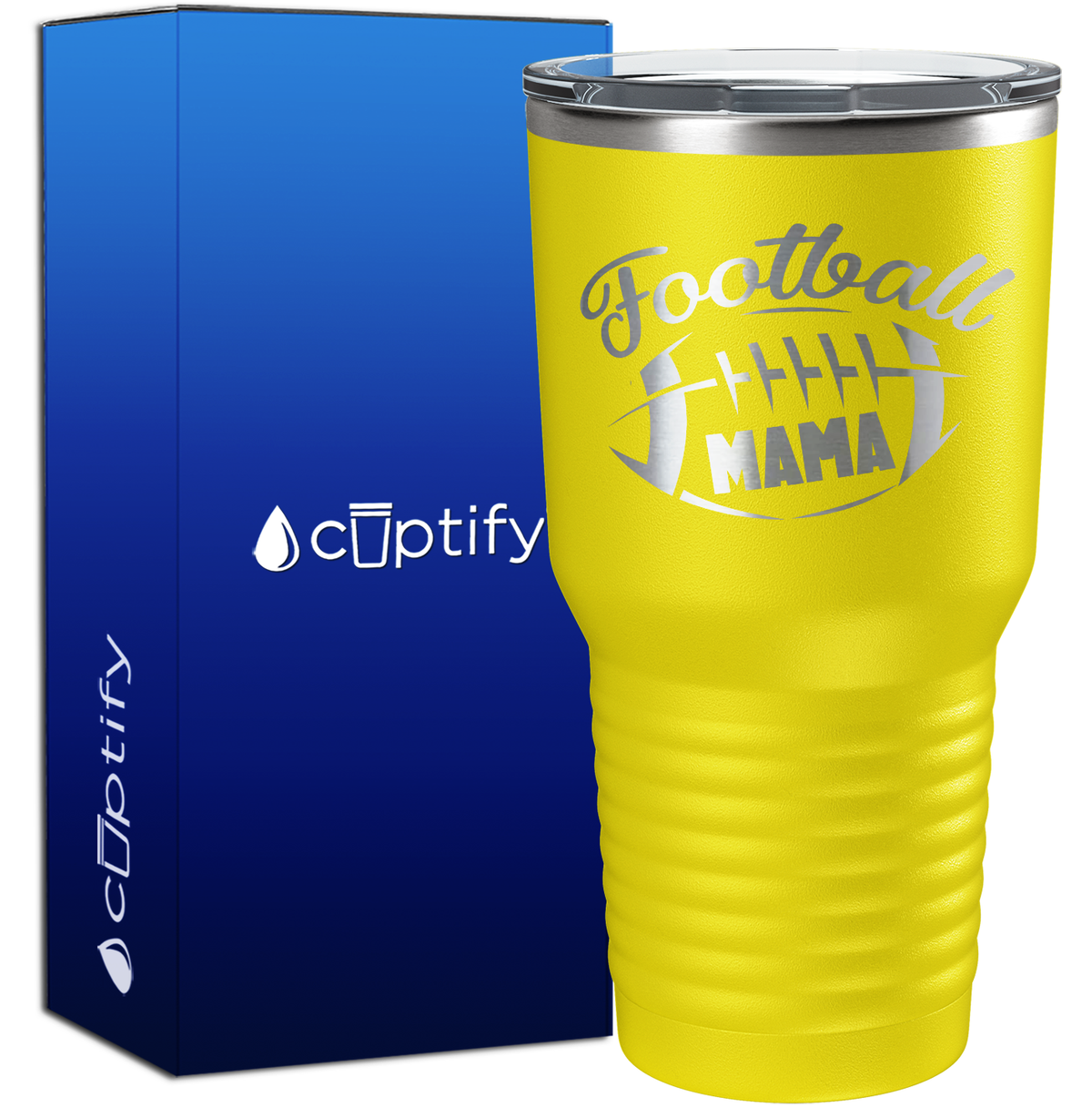 Football Mama 30oz Football Tumbler