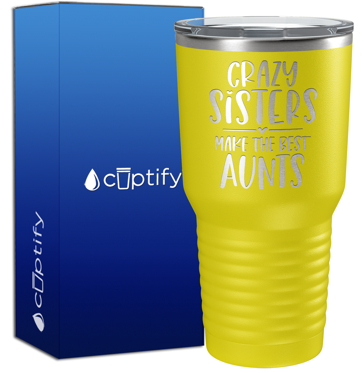 Crazy Sisters Best Aunts 30oz Aunt Tumbler