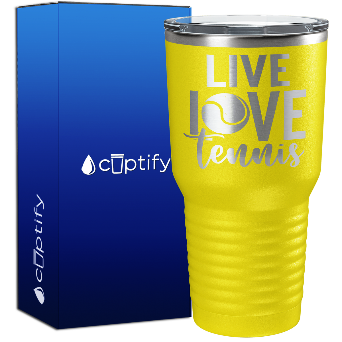 Live Love Tennis 30oz Tennis Tumbler