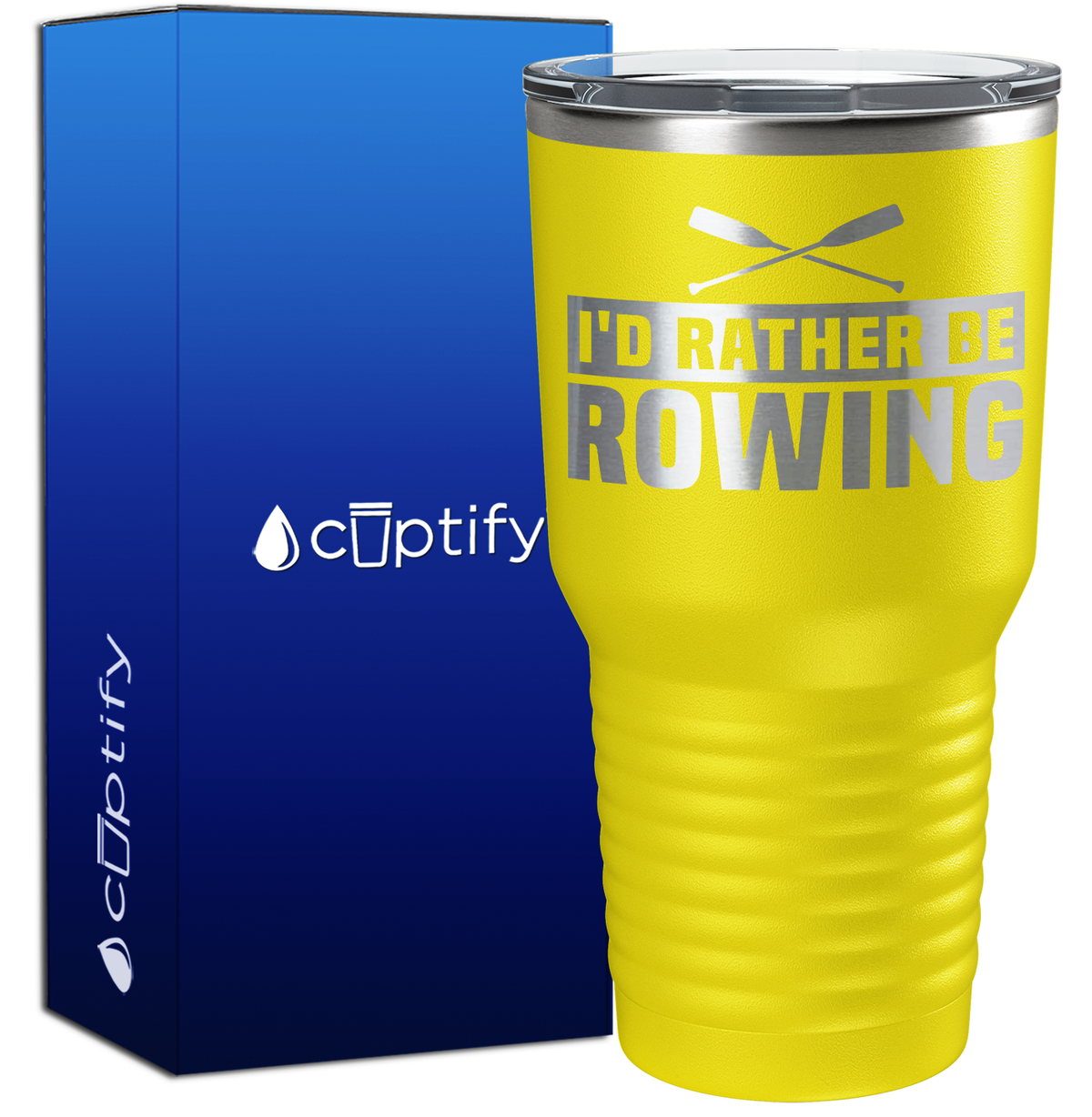 I'd Rather be Rowing 30oz Crew Tumbler