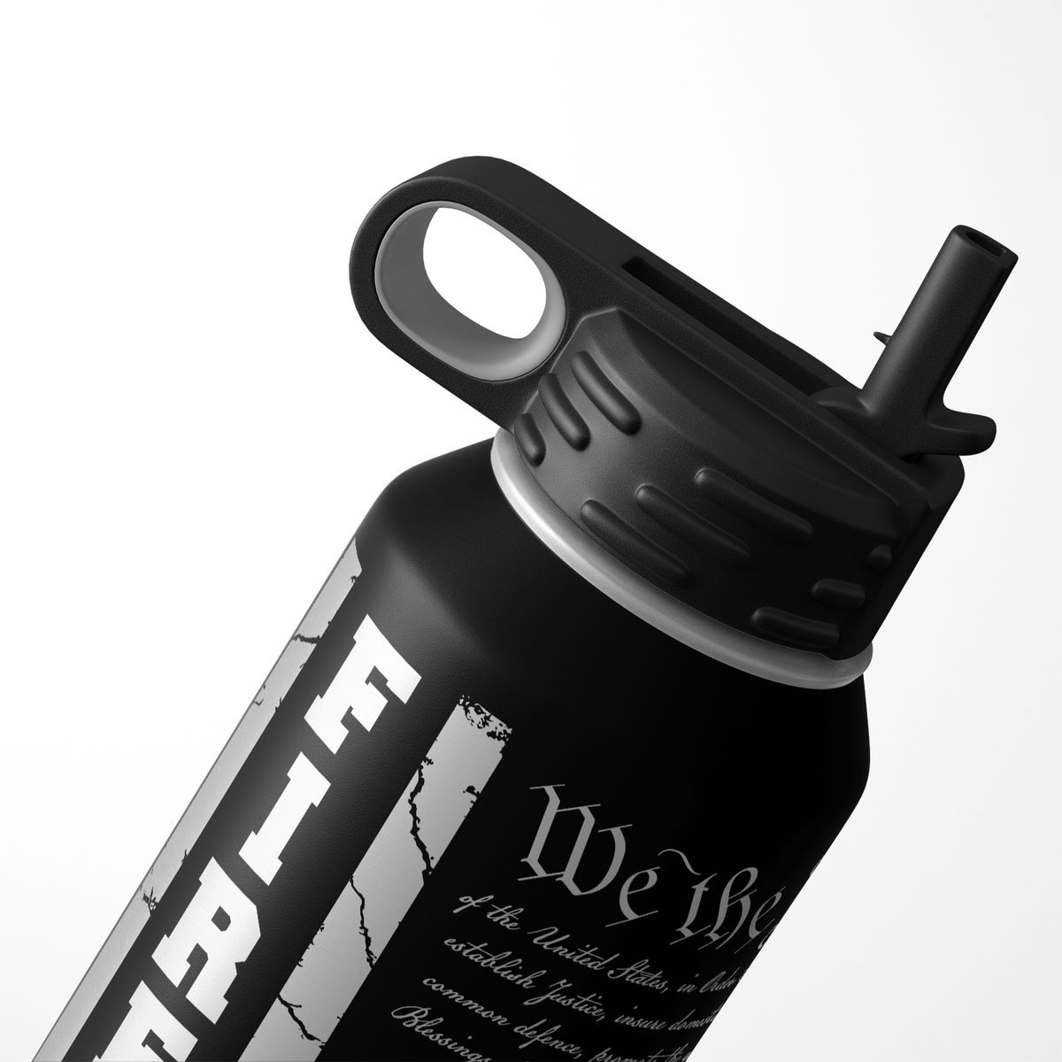 Firefighter We the People Fireman 32oz Sport Water Bottle