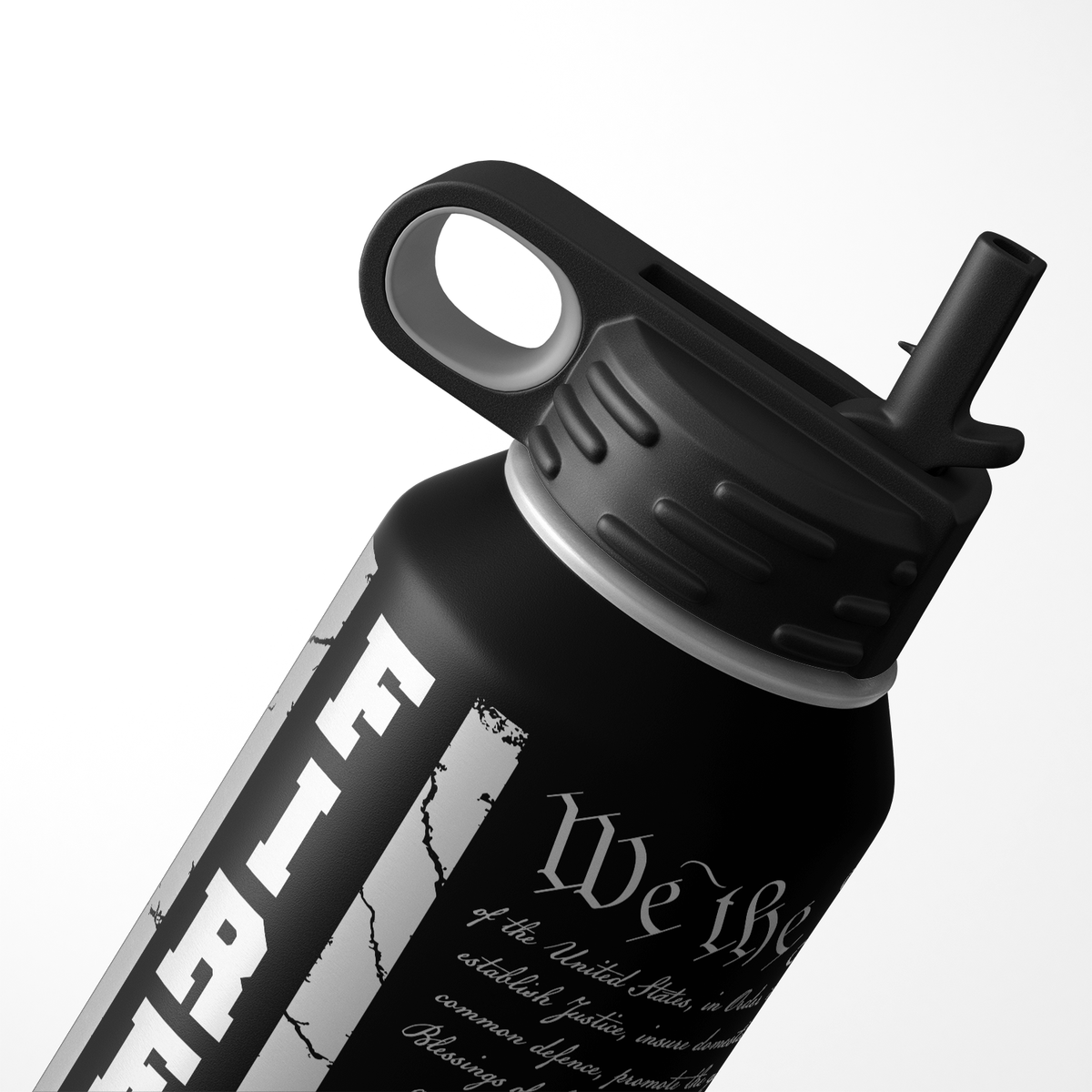 Fireman We the People 32oz Sport Water Bottle