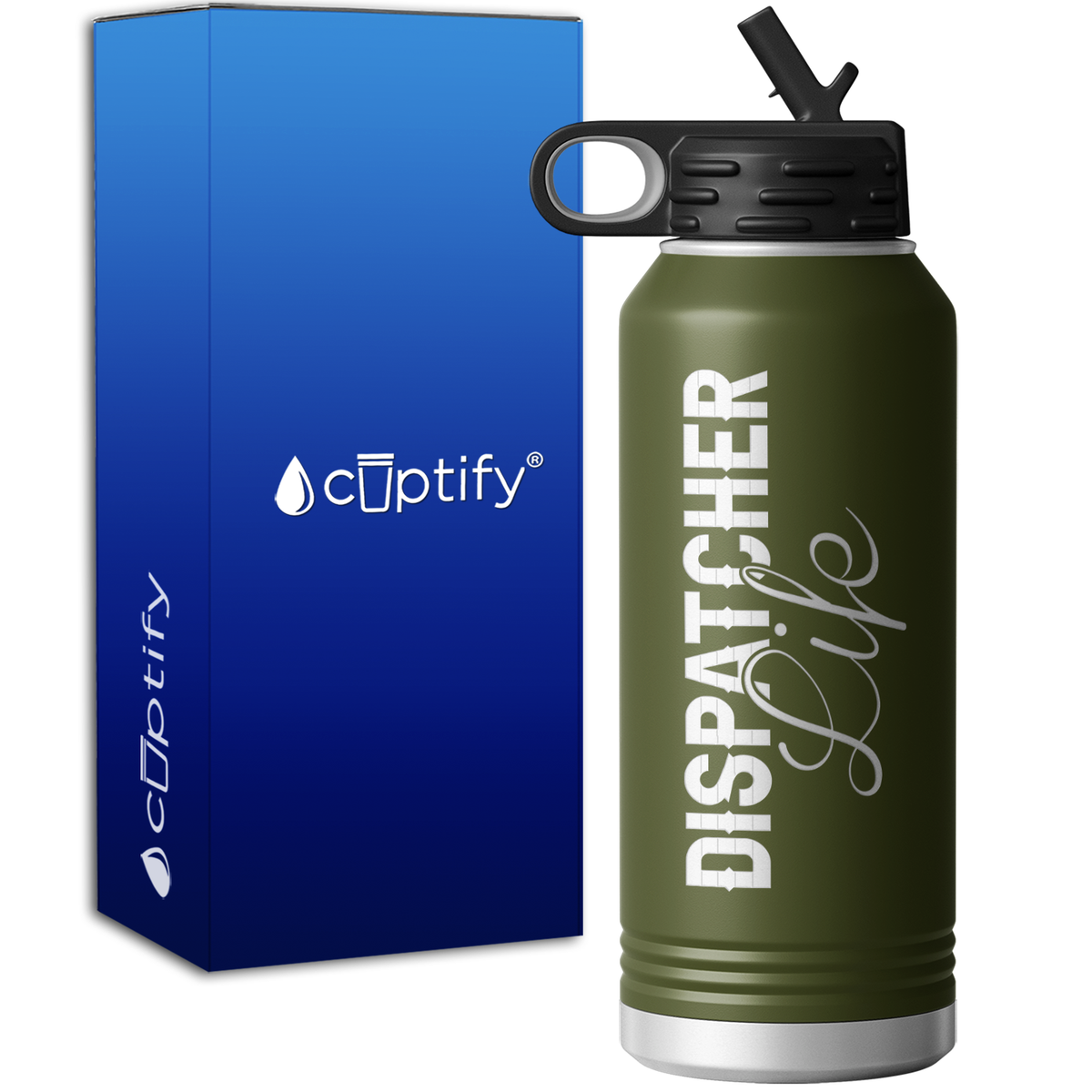 Dispatcher Life 32oz Sport Water Bottle
