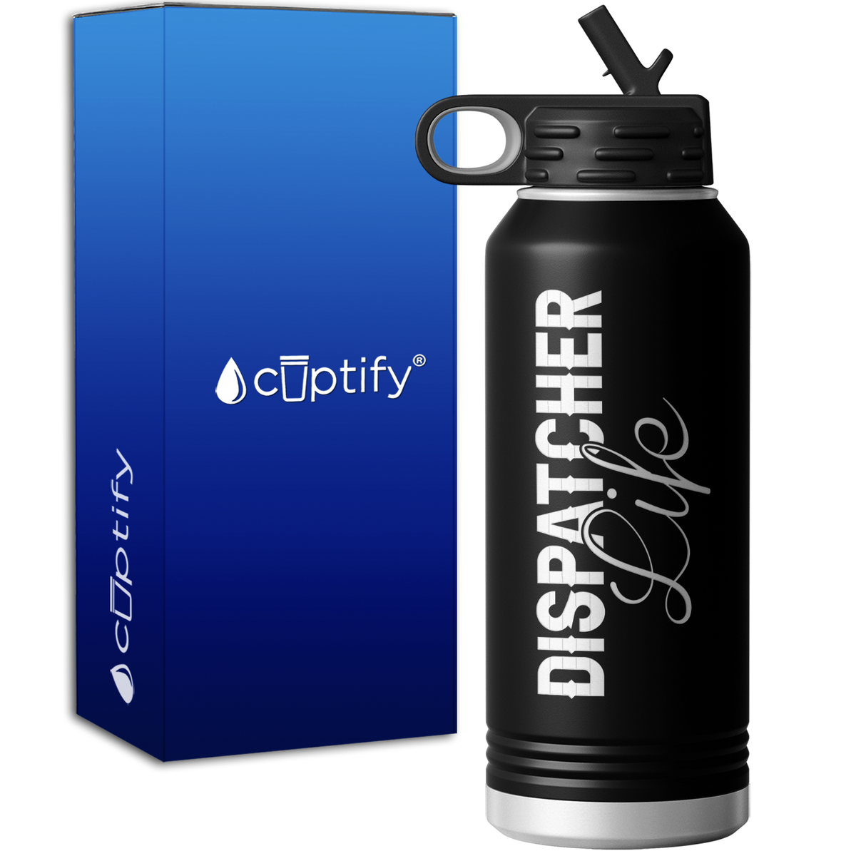 Dispatcher Life 32oz Sport Water Bottle
