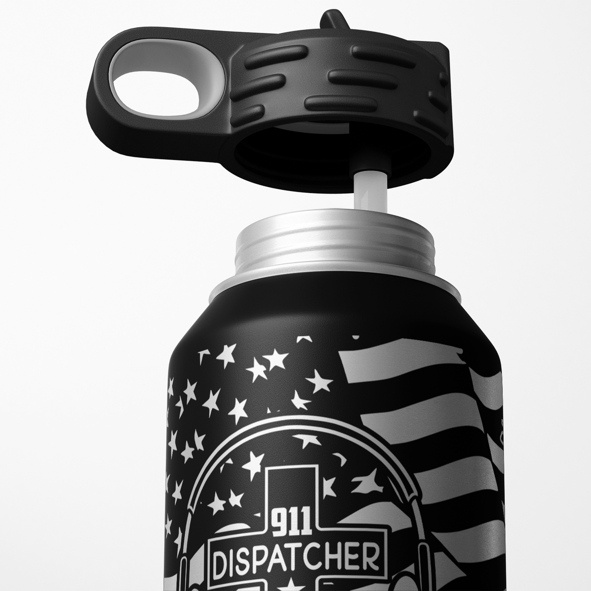 911 Dispatcher We the People 32oz Sport Water Bottle