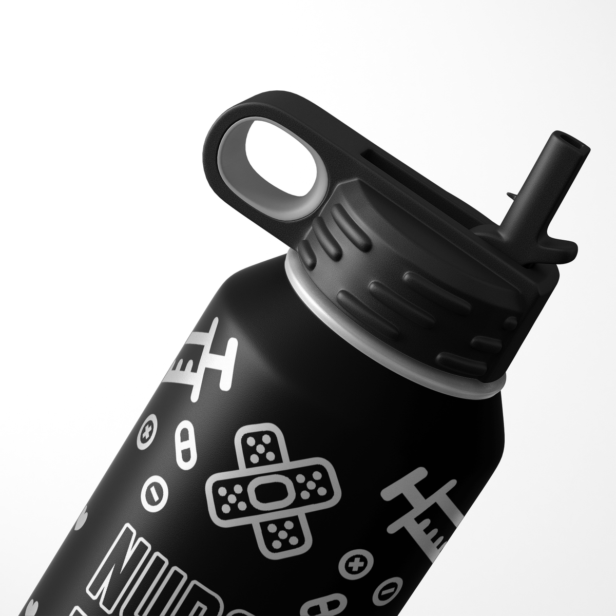 Nurse Fuel 32oz Sport Water Bottle