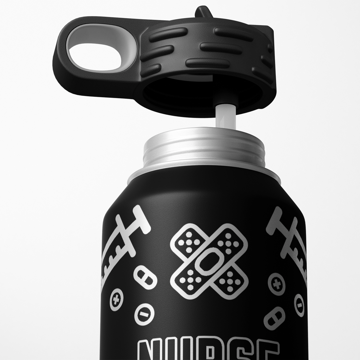 Nurse Fuel 32oz Sport Water Bottle