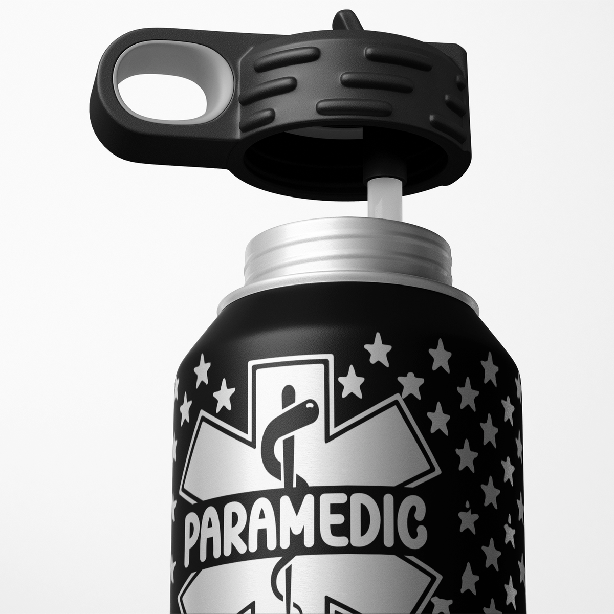 Paramedic Star of Life 32oz Sport Water Bottle