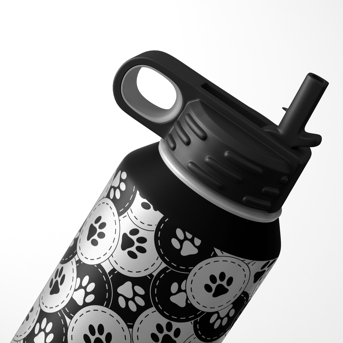 Dog Paws Print 32oz Sport Water Bottle