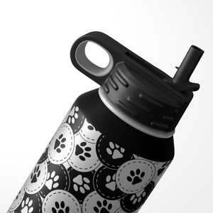 Dog Paws Print 32oz Sport Water Bottle